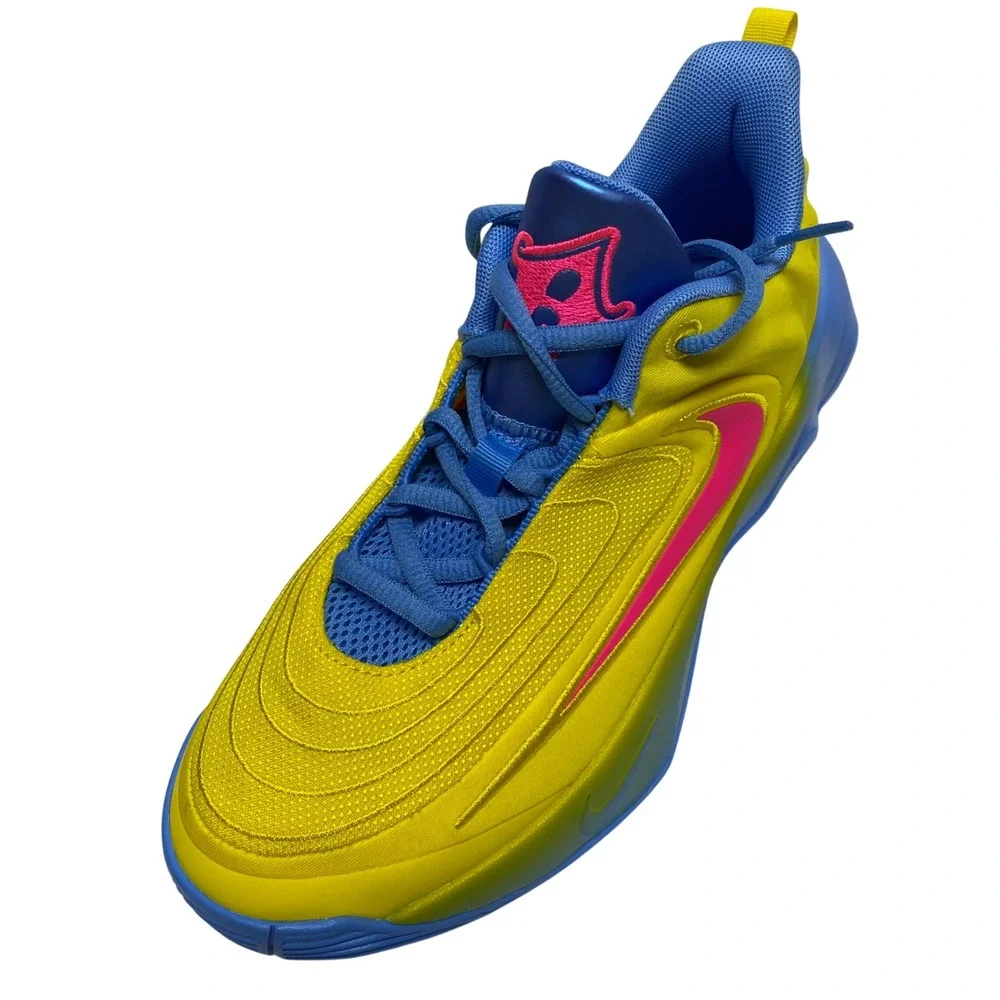 Nike Giannis Immortality 2 Yellow Blue Pink Shoes FZ6734-700 Kids 6Y NWOB